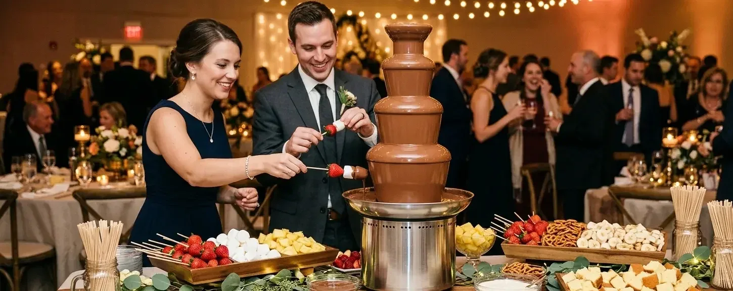 Alquiler de fuente de chocolate para eventos